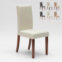 Materiałowe krzesło z drewnianymi nogami oraz poszewką henriksdal Comfort Luxury 