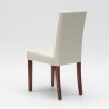 Materiałowe krzesło z drewnianymi nogami oraz poszewką henriksdal Comfort Luxury 