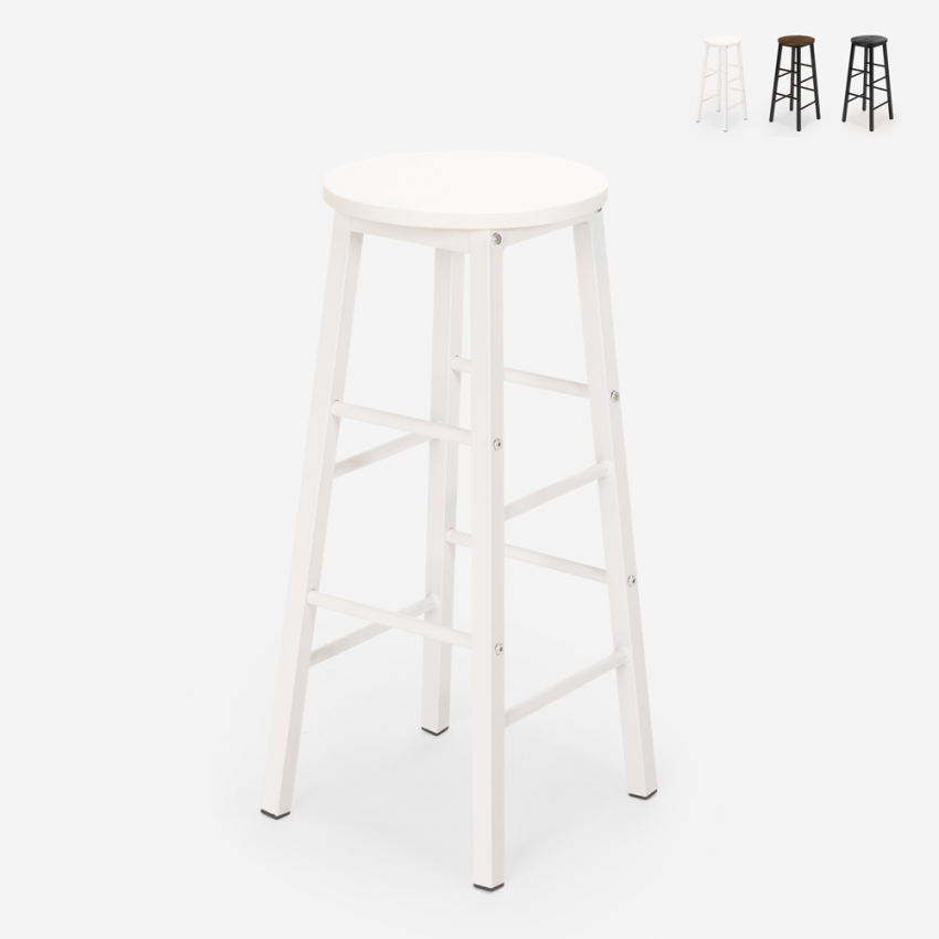 Wysoki stołek barowy industrialny design Tamm Sprzedaż Wysoki stołek barowy industrialny design Tamm Sprzedaż
