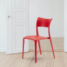 Zestaw 20 polipropylenowych krzeseł kuchennych do baru Parisienne Model