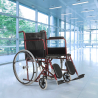Składany wózek inwalidzki z podnośnikiem nóg Peony Rabaty