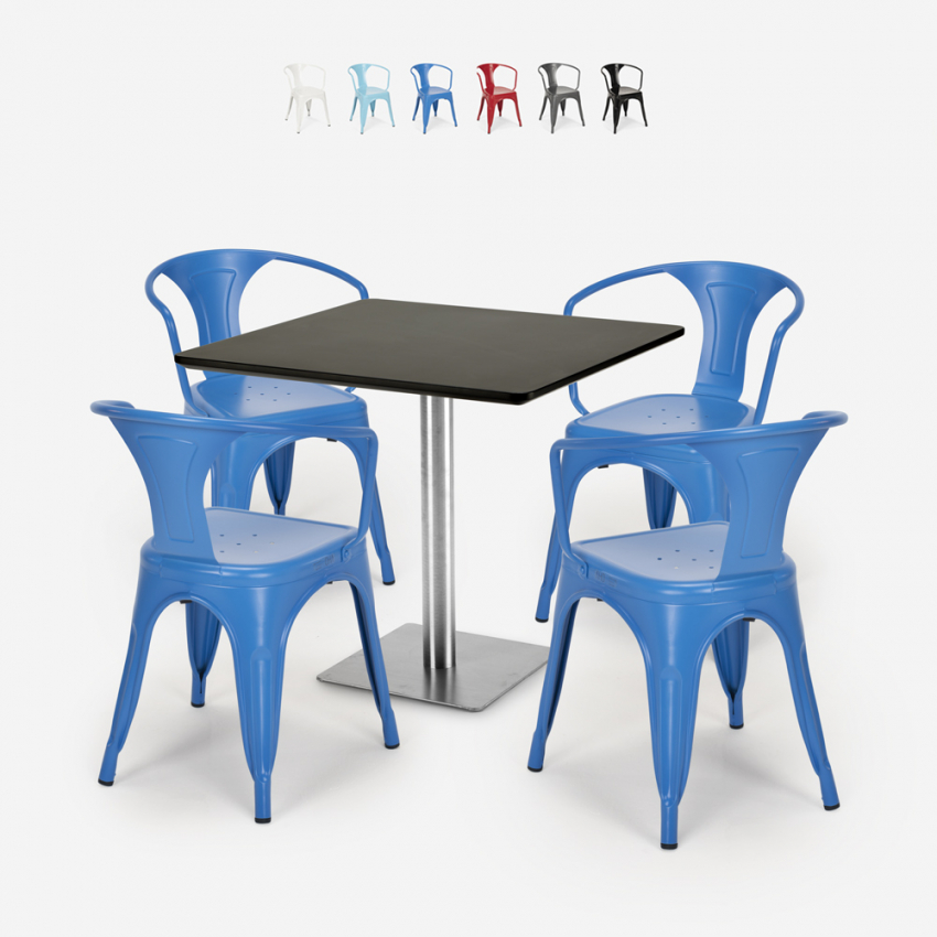 zestaw stolik kawowy horeca 90x90cm i 4 krzesła heavy Sprzedaż zestaw stolik kawowy horeca 90x90cm i 4 krzesła heavy Sprzedaż
