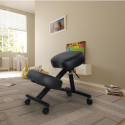 Krzesło klęcznik ergonomiczno-ortopedyczne, z ekoskóry Balancesteel Lux Sprzedaż