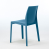 Zestaw 4 krzesła z polipropylenu i stół Horeca 90x90cm Jasper White 