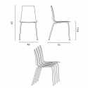 Komplet ogrodowy: 2 krzesła, nowoczesny design, okrągły stół 70 cm, stal Remos 