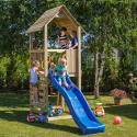 Drewniany plac zabaw dla dzieci wieżyczka ze zjeżdżalnią Carol-1 Promocja