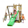 Zjeżdżalnia wspinaczka huśtawka piaskownica plac zabaw Funny-3 Oferta
