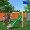 Plac zabaw dla dzieci zjeżdżalnia podwójna huśtawka wspinaczka Funny-3 DS Sprzedaż