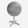 zestaw 2 krzesła stalowe industrialne Lix stół 70cm factotum Sprzedaż