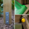 Zjeżdżalnia domek do zabawy wspinaczka podwójna huśtawka Treehouse Cena