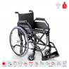 Lekki składany wózek inwalidzki dla osób niepełnosprawnych Levis Surace Oferta