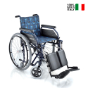 Składany wózek inwalidzki z własnym napędem i podnóżkiem S14 Surace Sprzedaż
