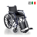 Składany wózek inwalidzki z własnym napędem dla starszych osób niepełnosprawnych z podnóżkami 500 Surace Sprzedaż