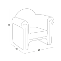 Fotel do salonu Slide Design Easy Chair 