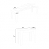 Rozkładany 90x42-302 cm szary stół do jadalni lub pokoju Isotta Concrete Katalog