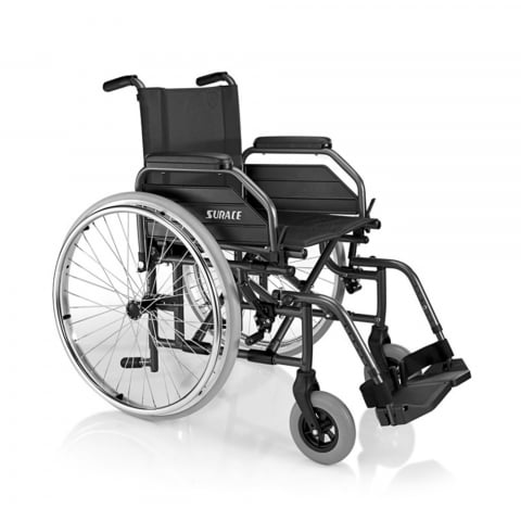 Składany wózek inwalidzki dla osób niepełnosprawnych Eureka Eco Surace