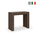 Rozkładany stół z drewna orzechowego do jadalni 90x42-302 cm Mia Noix Sprzedaż