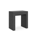 Rozkładany stół do jadalni i pokoju 78x47-299 cm antracyt Allin Report Oferta