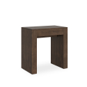 Rozkładany drewniany stolik do pokoju lub jadalni 90x47-299 cm Allin Noix Oferta