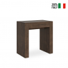 Rozkładany drewniany stolik do pokoju lub jadalni 90x47-299 cm Allin Noix Sprzedaż