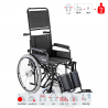 Wózek inwalidzki dla osób niepełnosprawnych i starszych z podnóżkiem 600 Surace Oferta