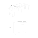 Rozkładany stół konsolowy 90x48-296 cm biały drewniany Venus Katalog