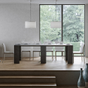 Rozkładany stół do jadalni i pokoju 78x47-299 cm antracyt Allin Report Katalog