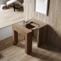 Rozkładany stół do jadalni lub pokoju 90x47-299 cm drewno Allin Oak Sprzedaż
