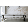 Rozkładany stół konsolowy 90x40-300 cm nowoczesny Diago Concrete Rabaty