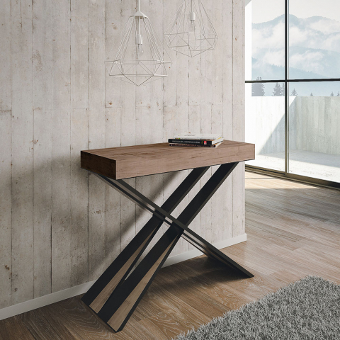 Rozkładany stół konsolowy o nowoczesnym designie 90x40-300 cm Diago Oak