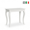 Konsola rozkładana 90x48-308cm biały klasyczny stół do projektowania Olanda Oferta