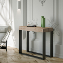 Rozkładany stół konsolowy 90x40-300 cm nowoczesny drewniany Elettra Oak Promocja