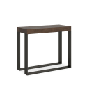 Rozkładany stół konsolowy 90x40-300 cm do jadalni drewniany Elettra Noix Oferta