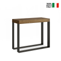 Rozkładany stół konsolowy do jadalni 90x40-300 cm drewno Elettra Fir Sprzedaż