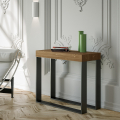 Rozkładany stół konsolowy do jadalni 90x40-300 cm drewno Elettra Fir Promocja