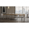 Rozkładany stół konsolowy 90x40-300cm nowoczesny design Nordica Oak Rabaty