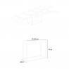 Rozkladany stół konsolowy nowoczesny design 90x40-300 cm Nordica Concrete Katalog