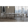 Wysuwany stół konsolowy 90x40-300 cm nowoczesny biały design Nordica Rabaty