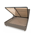 Podwójne łóżko o wymiarach z kontenerem 160x190cm Mika Coffee Oferta