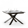 Stół rozkładany 90x120-180cm nowoczesny biały design Ganty Oferta