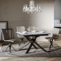 Stół rozkładany 90x120-180cm nowoczesny marmurowy Ganty Marble Promocja
