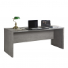 Drewniane biurko biuorwe w kolorze cementowym 180x69cm Modern Design Oferta