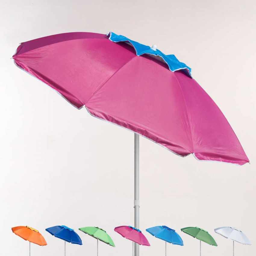Parasol plażowy aluminiowy 200 cm ochrona uv Korsyka Promocja Parasol plażowy aluminiowy 200 cm ochrona uv Korsyka Promocja
