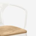 zapas 20 krzeseł styl Lix wzornictwo przemysłowe bar kuchnia steel wood arm light Katalog