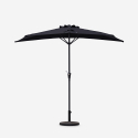 Czarny parasol ścienny wspornik balkonowy taras Kailua Black Sprzedaż