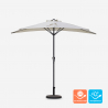 Czarny parasol ścienny na balkon lub taras Kailua Sprzedaż