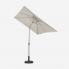 Prostokątny parasol ogrodowy tarasowy 3x2 z centralnym drążkiem Rios Katalog