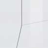 Błyszcząca biała szafka RTV salon nowoczesny design 200x43cm Hatt Cechy