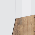 Szafka RTV 200x43cm salon biała drewniana nowoczesna Hatt Wood Model