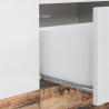 Komoda do salonu 220x40cm 4-drzwiowa 3 szuflady Mavis Wood Katalog